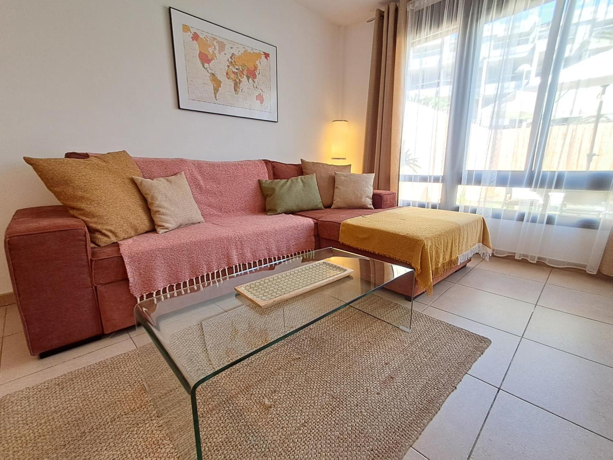 Spacious Apartment With Large Private Garden In Palm Mar Eksteriør billede